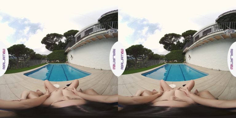 RealJamVR Hot Fuck by the Pool 2700p h265 180 180x180 3dh LR