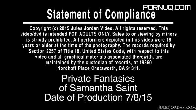 Private Fantasies Of Samantha Saint 2015 WEB DL SPLIT SCENES MP4 Scene 1