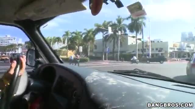 Tourist Girl Gets Nailed Inside Vehicle
