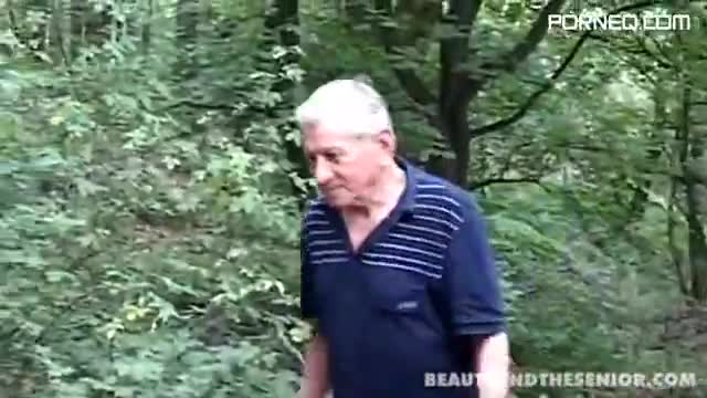 Old Fart Gets To Nail A Super Sexy Blonde Slut