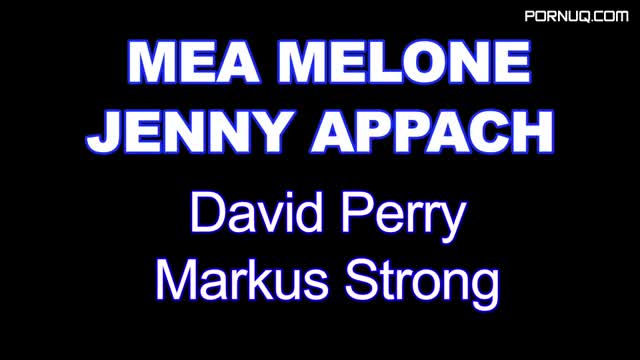 CastingX Jenny Appach, Mea Melone DP Mania With 2 Men