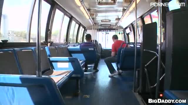 Two Guys Making It Out In A Bus