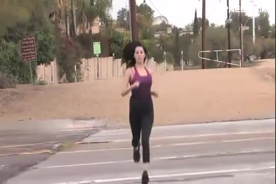 Valentina lovely brunette babe work out and flashing in a public place Porn at Ah Me