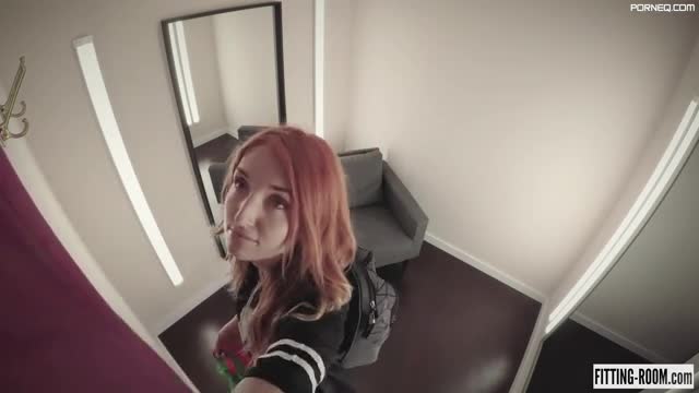 IN A FITTING ROOM WITH RED FOX, 4K free HD porn (1)
