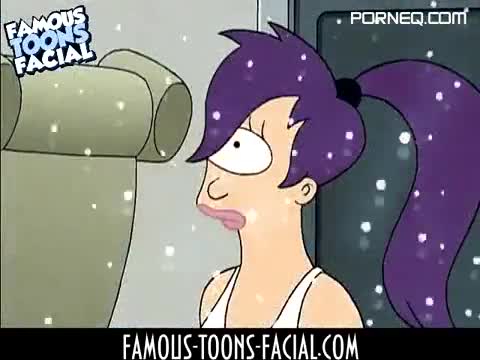Famous Toons Facial Futurama Lila fuck