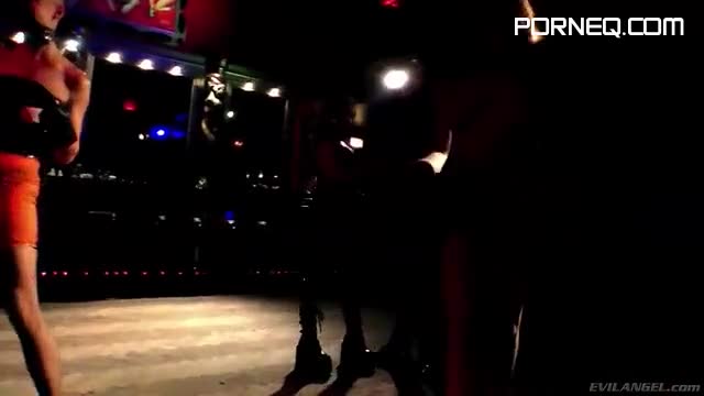 Misha takes her girlfriend into the dark garage to fuck her