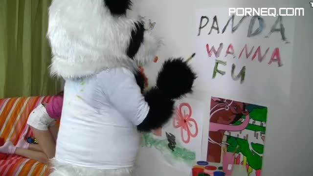 Passionate Cutie Fucks With Big Panda HQ Mp4 XXX Video
