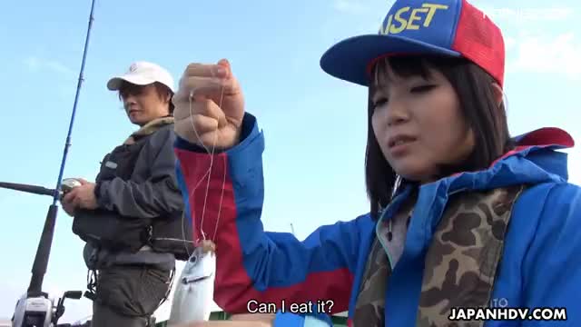 JAP Sena Sakura goes fishing on boat and takes creampie