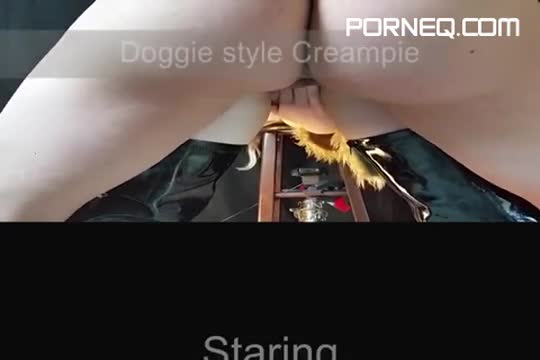 Dogie Style Creampie Uncensored