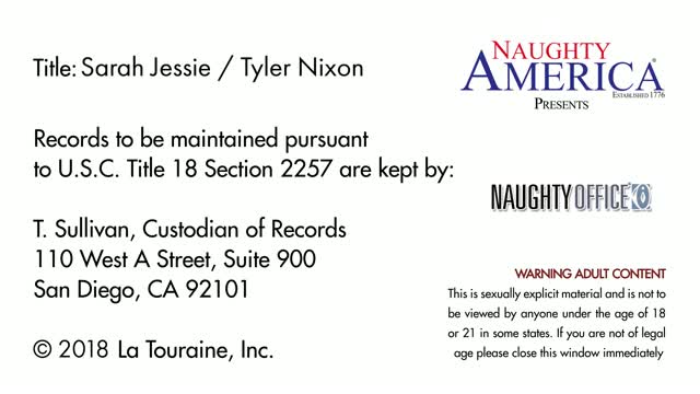 [NaughtyOffice] Sarah Jessie, Tyler Nixon (22 07 2018) rq