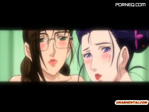 Free Porn Videos Busty Japanese hentai threesome hot poked