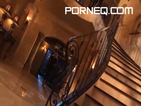 Crazy sex on the stairs