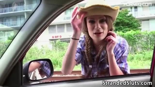 Free Porn Videos Brunette Dillion banged by stranger on street hard