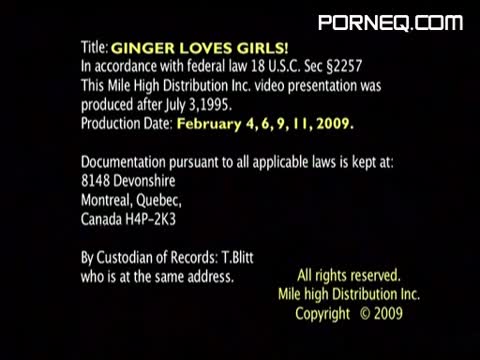 Ginger Loves Girls Ginger Loves Girls CD1