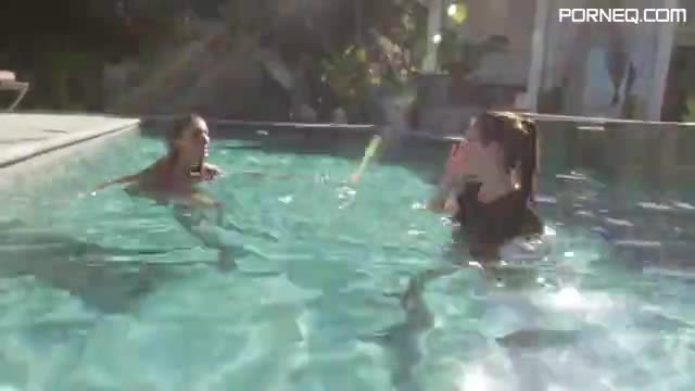 Penny and August Are Pooltime Lesbians
