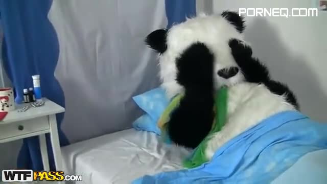 Naughty Panda Fucking a Sexy Brunette Nurse