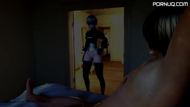 Grand Cupido Porn Animation 2B dominating hard in her bedroom (Part 1)