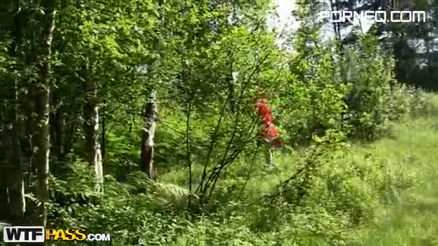 Free Porn Videos Little Red Riding Hood fucking with Panda in the wood