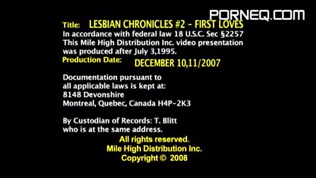 Lesbian Chronicles 2 Lesbian Chronicles 2 First Loves CD1