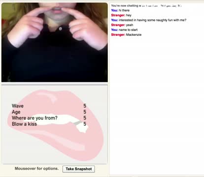 Irish chick plays Omegle game and is amazing Uncensored
