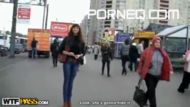 Real public sex video with redhead Sex Video