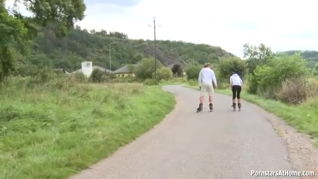 Couple Go Skating & Finish With A Banging Blowjob