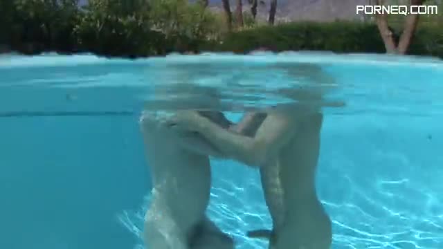 Underwater Their Stiff Cocks Bump Together