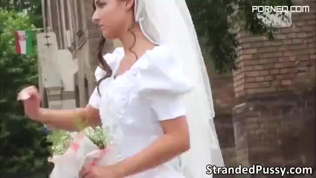 Free Porn Videos Sexy bride Amirah gets banged by a big cock stranger