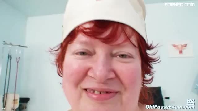 Redhead nurse in pussy show