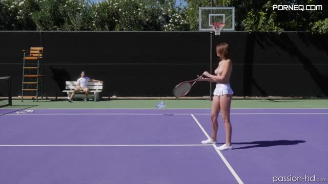 Fresh and sexy Cece Capella fucks like a hoe after playing tennis