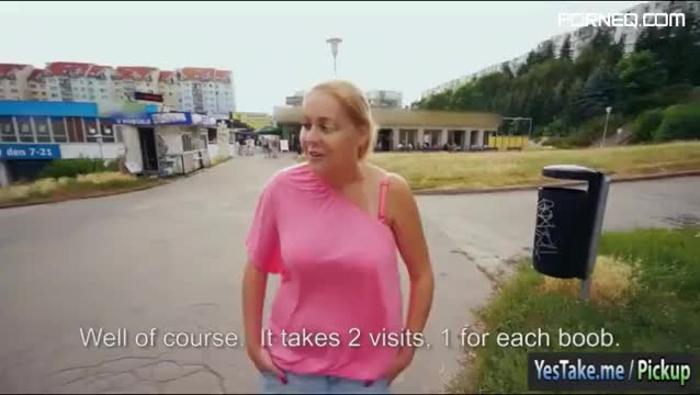 Free Porn Videos Amateur blonde Czech girl Paris Sweet fucked in public