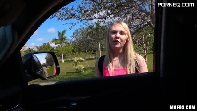 Back seat extreme with a naughty blonde with tight pussy (1)