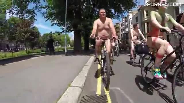 World naked bike ride 2014 Brighton