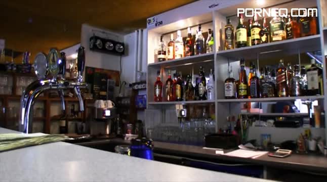 European barmaid Lenka gives head and railed in the bar for cash Sex Video