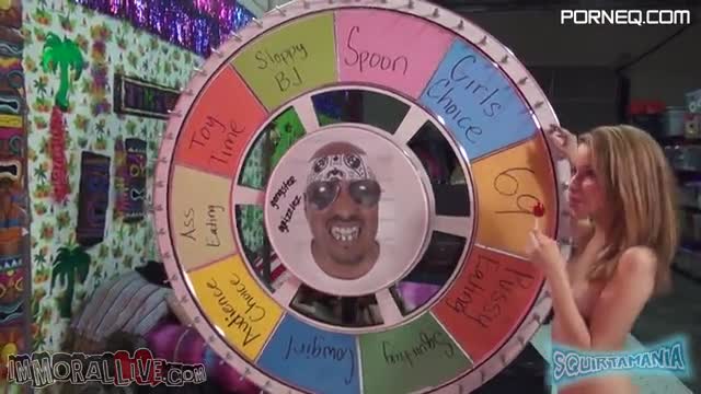 Mae Olsen Spins The Wheel, And Has A Great Time!!!!