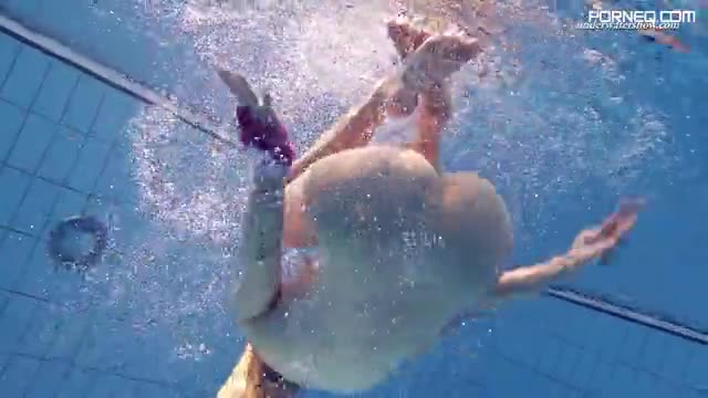Hot and pretty Elena Proklova shows her Slavic beauty underwater