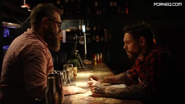 Guy gets a power pussy cocktail in magic bar