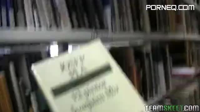 Nerd from the library takes cash to make a POV video